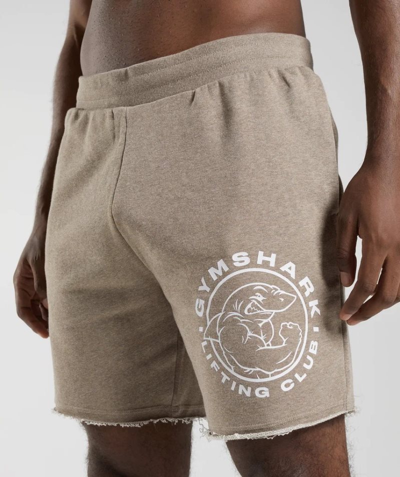 Men's Gymshark Legacy Shorts Khaki | NZ 1ERBVK